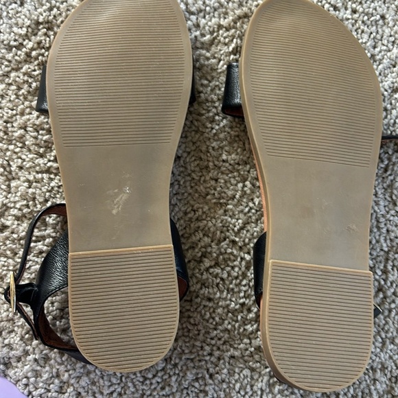 Steve Madden Black and Brown Casual Sandals - Picture 5 of 6